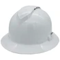 Pyramex Type II T2 Vented Ridgeline Full Brim Hard Hat  White  Oblique Left
