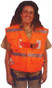 Ell River 3 D-Ring Harness Universal Size with Orange Outside Vest - General Appearance