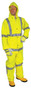 MCR Luminator 38 mm, PVC 3 Piece Class III Rainsuit Yellow with Silver Stripes- Size 4XL