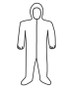 Posiwear Coveralls w/ Hood, Boots, Elastic Wrists  pic 1