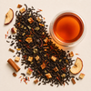 This hand-picked Sri Lankan black tea blended with dried apple and
cinnamon will remind you of a fall walk through an apple orchard.