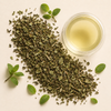 Spearmint Herbal Wellness
A native of the Mediterranean, spearmint was revered by ancient Romans for its ability to 'stir up the mind.' It continues to be savored for its refreshingly clear aroma and soothing qualities. If you find peppermint a bit too cool sometimes, spearmint is definitely for you. This herb has a rounded, slightly smoother and more grounded taste than peppermint, with warming and cooling notes. Very gentle to the palate, and naturally caffeine free.