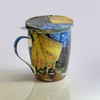 Van Gogh Cafe Terrace at Night Tea Mug W/Infuser and Lid