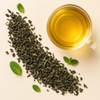 Our combination of green tea and mint make for a flavor of as lively as a newly 
picked leaf. refreshing and aromatic. We combine Gunpowder Green Tea with 
Spearmint from Oregon to produce a bright golden liquor that tones down the 
bold tea base of the green tea. The methanol notes of the mint pair well with the
spicy, roasted taste of the gunpowder loose leaf tea.  A sweet spearmint flavor
that is refreshing, hot or iced, anytime of day.

1 tsp per cup steep at 180 for 2-3 minutes.