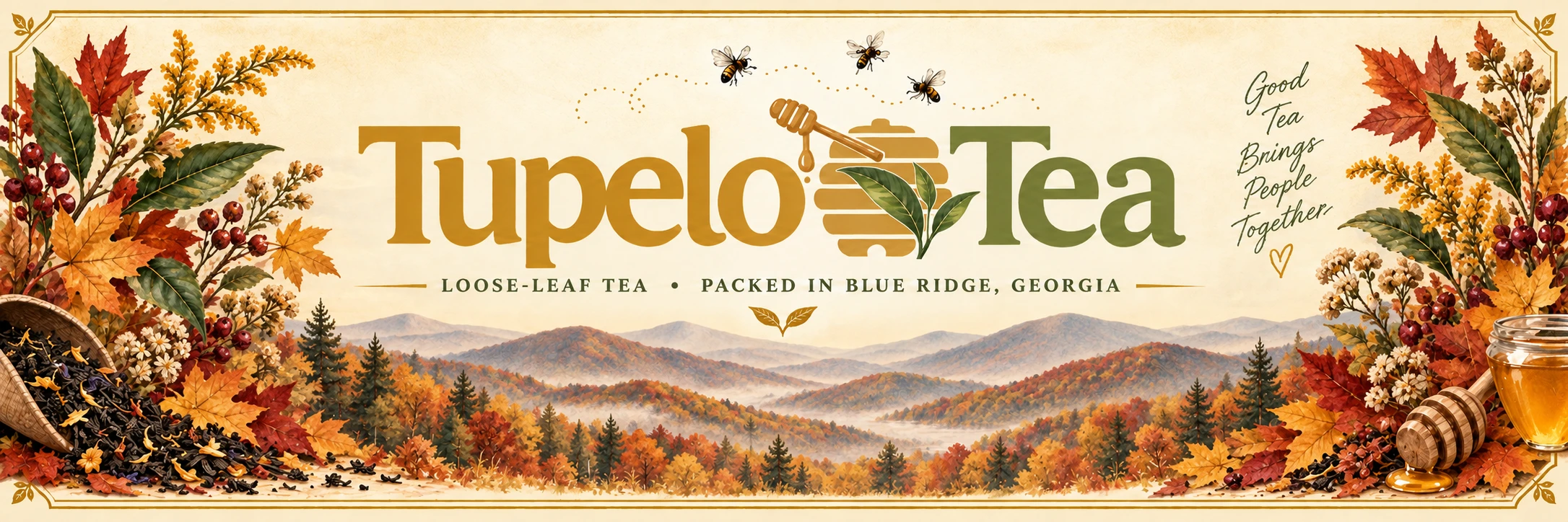 Tupelo Tea - Loose-Leaf Tea Packed in Blue Ridge, Georgia