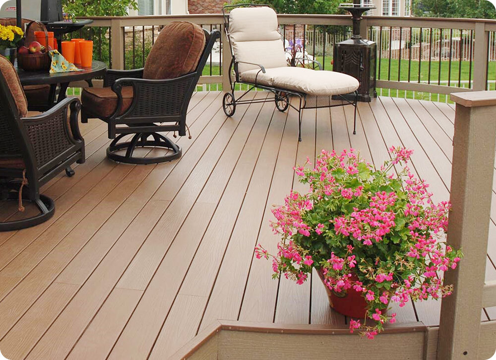How to clean mold from a composite deck