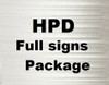 HPD required  SIGNs Package- The Full  SIGNs Package SIGN