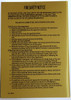 DOOR Fire Safety Notice: Non Fire Proof  SIGNAGE