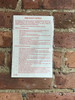 DOOR FIRE SAFETY NOTICE - FIREPROOF BUILDING  AGE