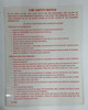 Sign DOOR FIRE SAFETY NOTICE - FIREPROOF BUILDING ----STICKER