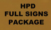 HPD required  SIGNs Package   SIGN