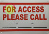Sign FOR ACCESS PLEASE CALL _  AGE