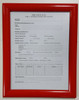 FIRE SAFETY PLAN FRAME - RED  AGE