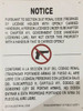 Sign SECTION 30.06 PENAL CODE - NO HANDGUNS  AGE