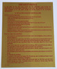 Fire Safety Notice: Non Fire Proof Building SIGN GOLD ALUMINUM