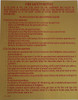 Fire Safety Notice: Non Fire Proof Building (GOLD ALUMINUM,black letters , 8.5x11)-THE ORO LINE (ref012023)