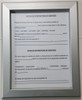 Notice of Interruption of Services Frame 8.5x11 (Heavy duty) (ref012023)