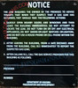 GAS LEAK NOTICE (ALUMINIUM 8.5 X 9.5)-black rock line (ref012023)