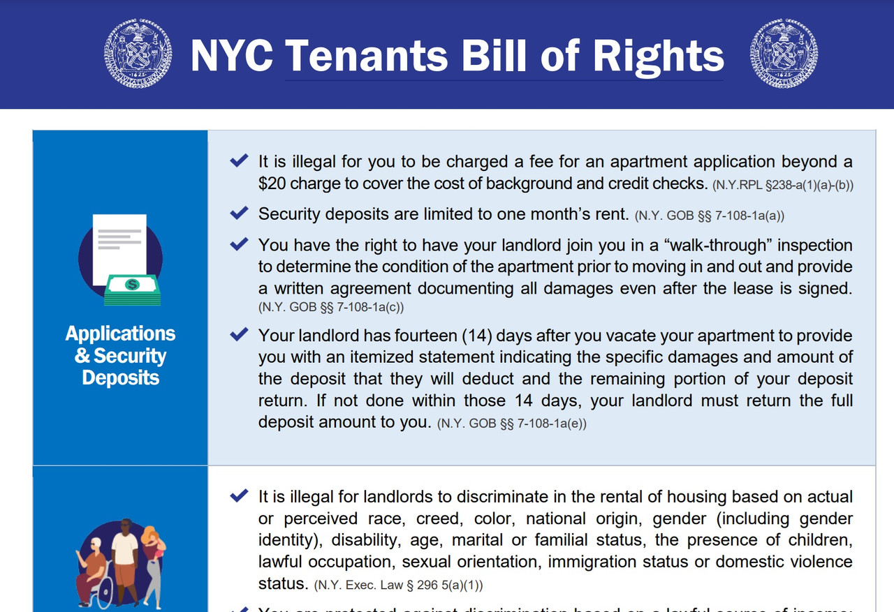 NYC TENANTS BILL OF RIGHTS (pdf file)