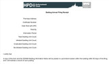 BedBug Annual filing Online -step by step Instruction