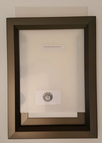 Elevator Inspection Certificate Frame  Chocolate / Antique Bronze (Heavy Duty - Aluminum) (Certificate Frame )