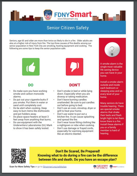 SENIOR CITIZEN SAFETY FDNY
