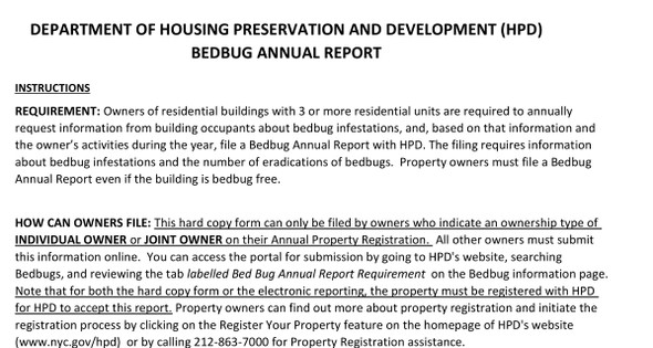 BEDBUG ANNUAL FILING BY MAIL (PDF)