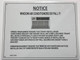 NOTICE WINDOW AIR CONDITIONERS DO FALL (ALUMINUM SIGNS 8.5X11)-El blanco Line (ref012023)