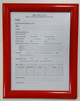 Sign FIRE SAFETY PLAN FRAME