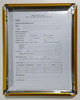 FIRE SAFETY PLAN FRAME - GOLD