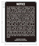 HPD Smoke detector notice SIGN