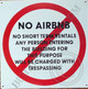 Sign NO AIRBNB NO SHORT TERM RENTALS  AGE