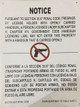 SECTION 30.06 PENAL CODE - NO HANDGUNS  SIGNAGE