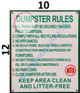 DUMPSTER RULES  AGE