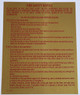 Fire Safety Notice: Non Fire Proof Building SIGN GOLD ALUMINUM