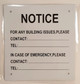 NOTICE OF BUILDING ISSUES Dob SIGN