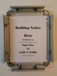 SIGN Hallway Notice frame - A4 (NOTICE FRAMES A4 )