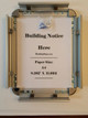 SIGNAGE Hallway Notice frame - A4 (NOTICE FRAMES A4 )