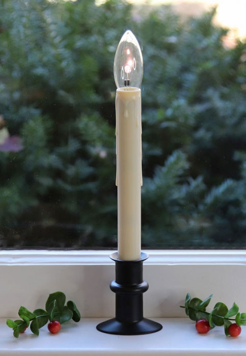 Cordless Window Candles: Brighter than Electric