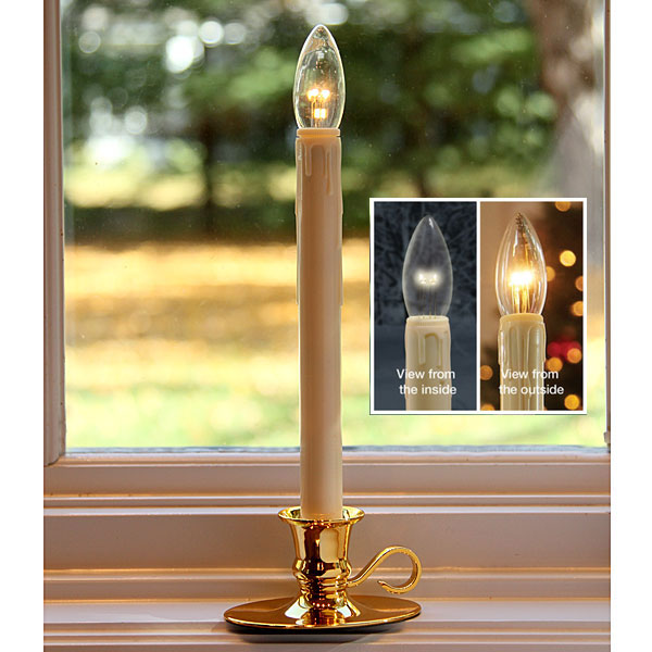 Williamsburg LED Candle | Christmas Window Candle