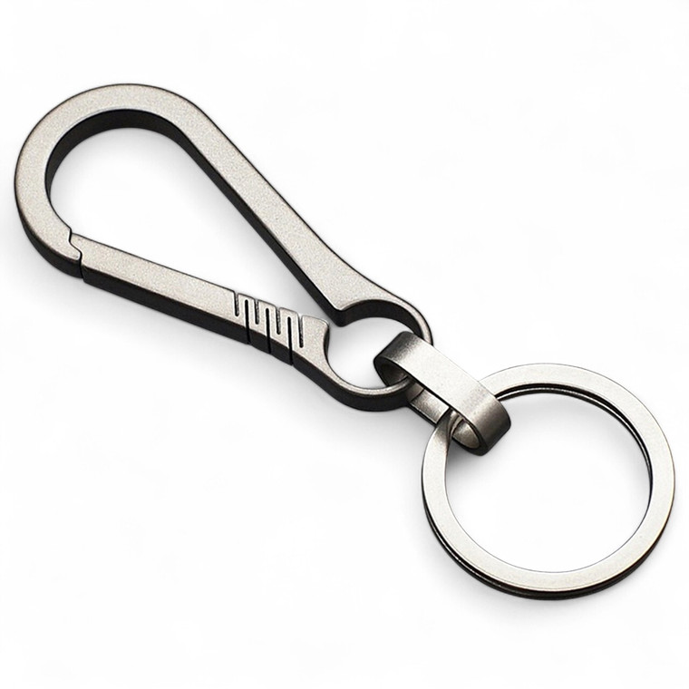 Titanium Alloy Carabiner Multi-function Keychain Waist Hanging  Ring Buckle Bottle Opener EDC Tool