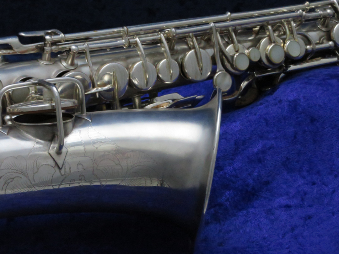 C.G. Conn New Wonder I Silver Alto Saxophone 1921 Serial