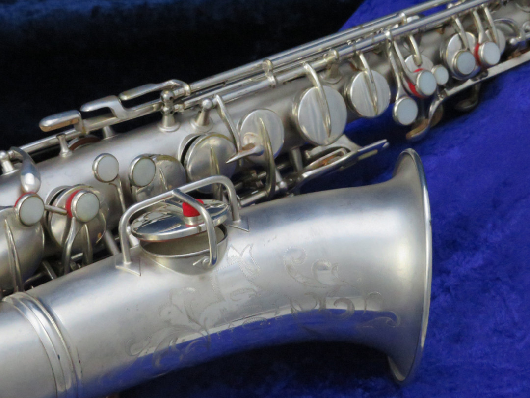 C.G. Conn New Wonder I Silver Alto Saxophone 1924 Serial