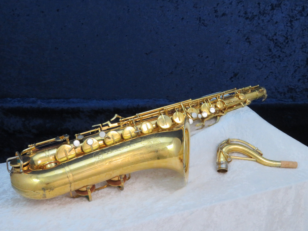 Buescher 400 S-27 Gold Plated Tenor Saxophone 1960's Serial