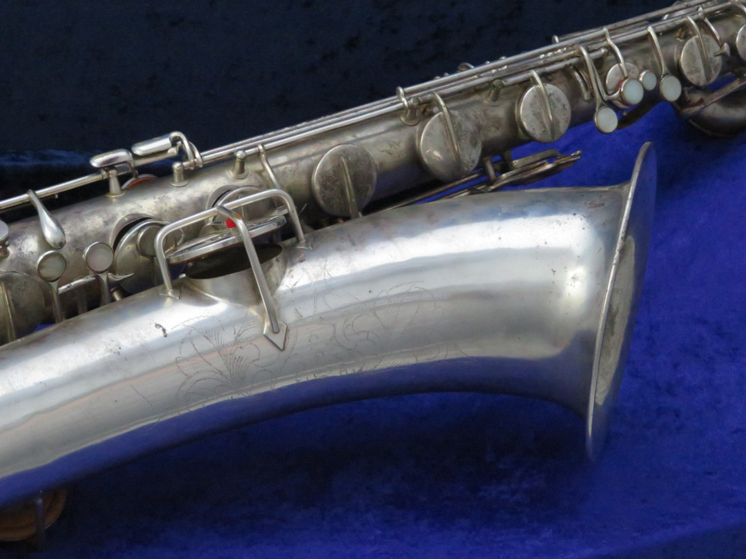 C.G. Conn New Wonder I Silver Tenor Saxophone 1923 Serial