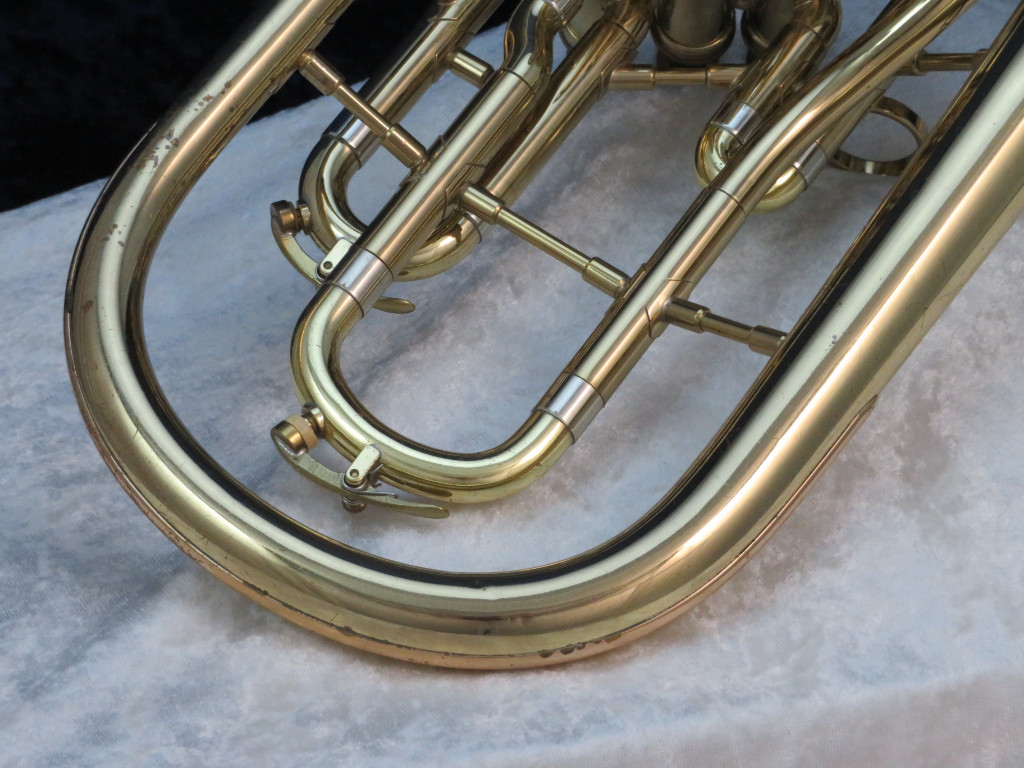 Olds Ambassador 3 Valve F Bell Front Alto Horn 1960's Serial