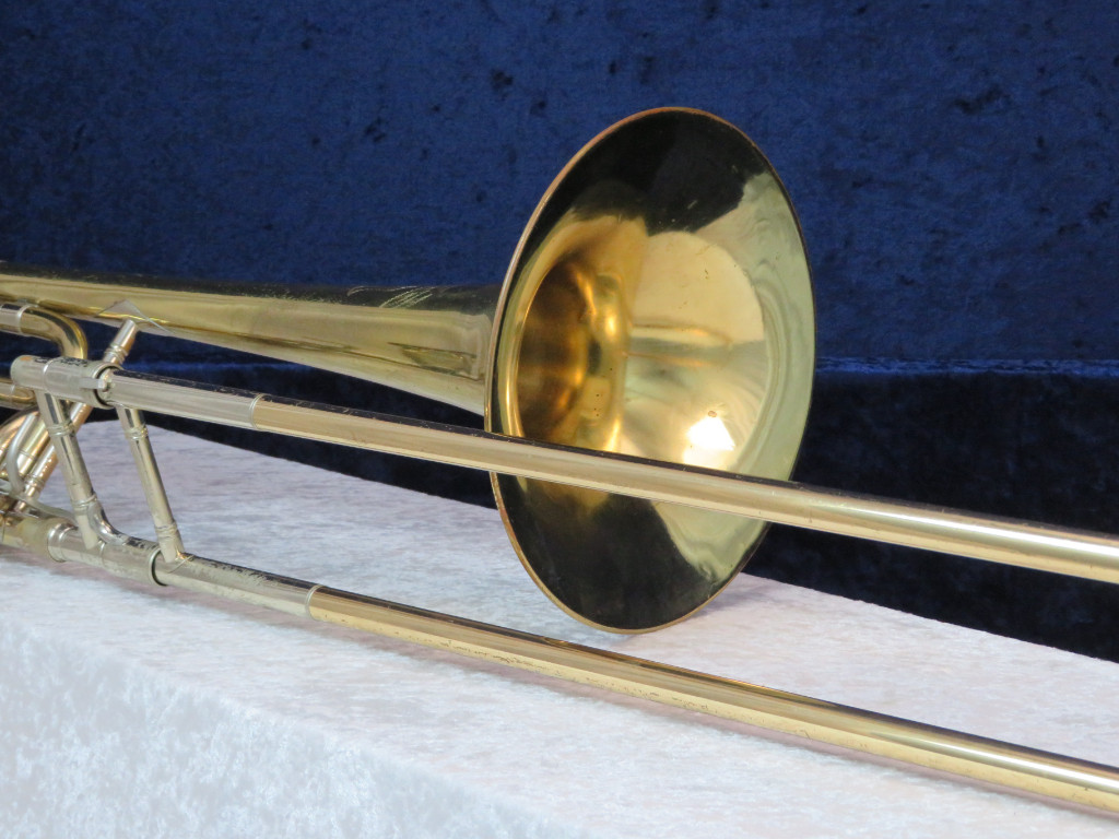 C.G. Conn 72H Artist Silver Single Rotor Bass Trombone 1962 Serial