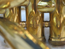 Olds Ambassador 3 Valve F Bell Front Alto Horn 1960's Serial