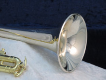 King Super 20 Silversonic Two Tone Cornet 1960 Serial #370431