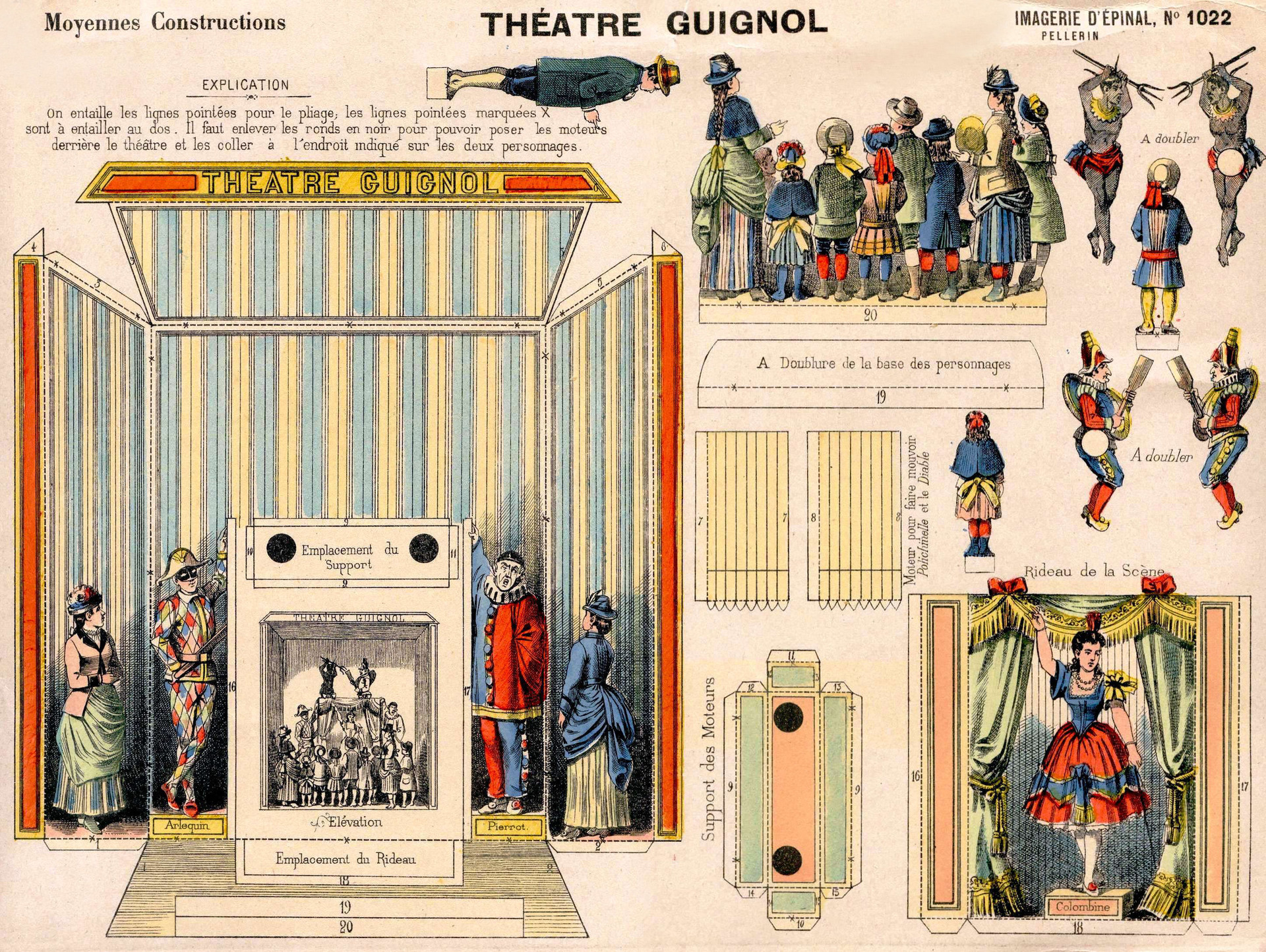 Victorian Paper Model TOY THEATRES - 100's Of Printable Templates Download!
